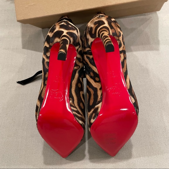 NWT❤️Christian Louboutin❤️Circus Nana 100 Pony Boots - Picture 11 of 12